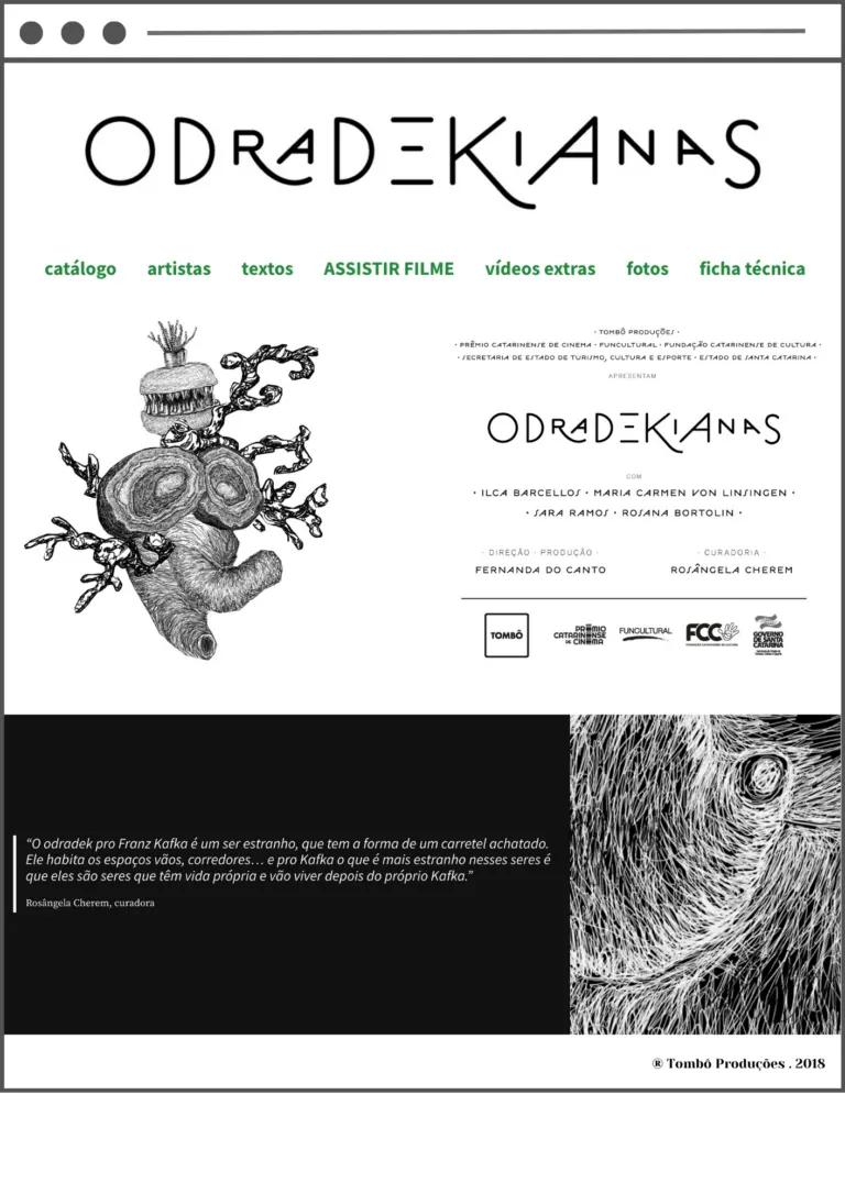 O site de Odradekianas
