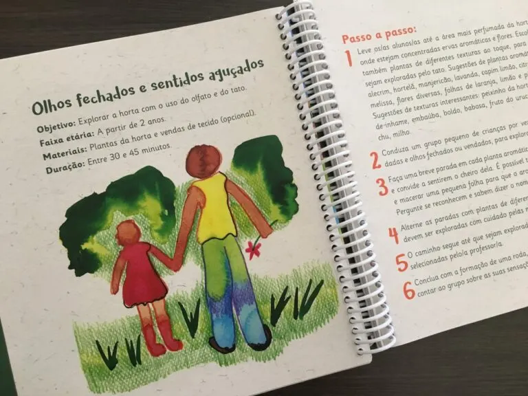 Páginas do livro Educando com a Horta
